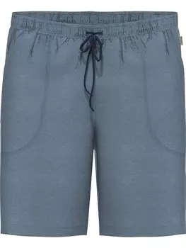 Пижамные брюки Ammann kurz, цвет jeansblau meliert