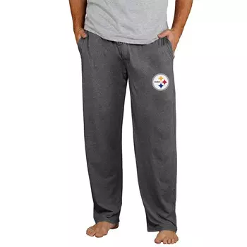 Пижамные брюки Concepts Sport Pittsburgh Steelers, угольный