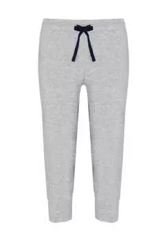 Пижамные брюки длиной 3/4 с рисунком "yolo" в крапинку DesireE, серебряный