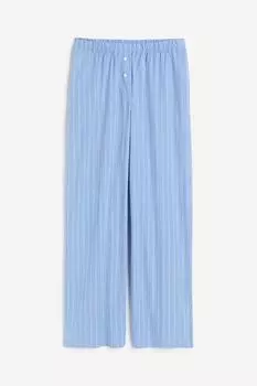 Пижамные брюки H&M Twill, голубой
