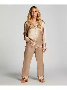 Пижамные брюки Hunkemller, бежевый