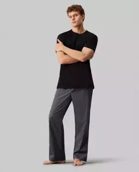Пижамные брюки из хлопкового поплина Calvin Klein, синий