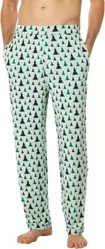 Пижамные брюки Kickee Pants Pajama Pants, цвет Aloe Christmas Trees