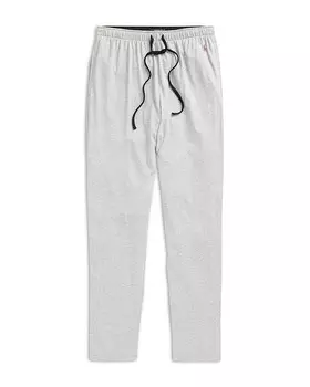 Пижамные брюки классического кроя из смеси хлопка Polo Ralph Lauren Supreme Comfort, серый
