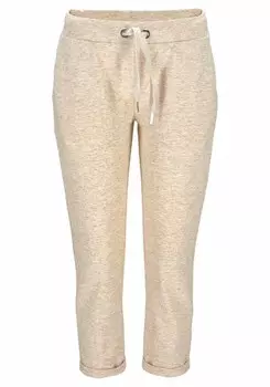 Пижамные брюки Lascana, пятнистый бежевый