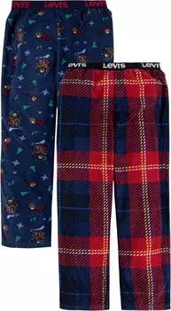 Пижамные брюки Levi's Kids Levi's Boys' Pajama Pants, цвет Chili Pepper/Navy