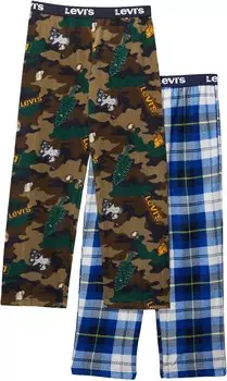 Пижамные брюки Levi's Kids Pajama Pants, цвет Web Blue/Camo
