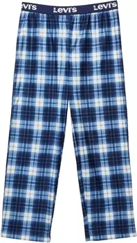 Пижамные брюки Levi's Kids Pajama Pants, цвет Peacoat Plaid