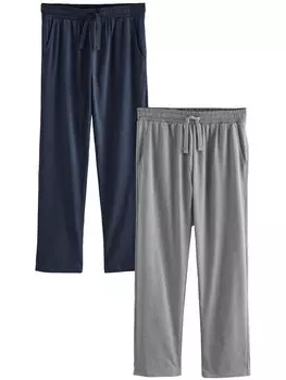Пижамные брюки Next, цвет Navy/mottled grey