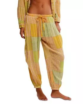 Пижамные брюки Night After Night Free People, желтый