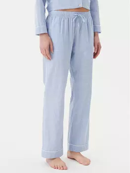 Пижамные брюки обычного кроя 301492 Hunkemller, голубой