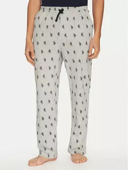 Пижамные брюки обычного кроя MUP1657 U.S. Polo Assn., серый