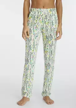 Пижамные брюки с акварельным узором Vivance Dreams, цвет Bunt Geblmt