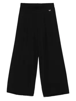 Пижамные брюки с логотипом Emporio Armani, черный