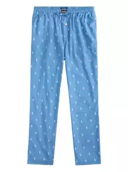 Пижамные брюки с логотипом Polo Pony POLO RALPH LAUREN, синий