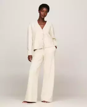Пижамные брюки с логотипом Tommy Hilfiger, светло-серый