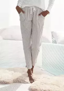 Пижамные брюки S.Oliver с принтом по всей поверхности, розовый