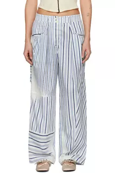 Пижамные брюки с панелями Open Yy, синий