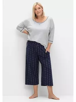 Пижамные брюки sheego, синий