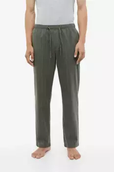 Пижамные брюки свободного кроя H&M, зеленый