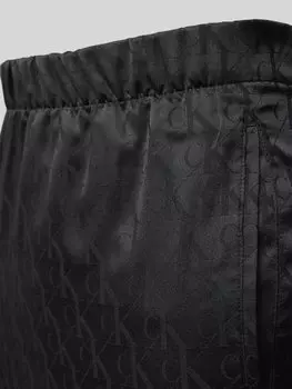 Пижамные брюки свободного кроя с этикеткой Calvin Klein Underwear, черный