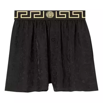 Пижамные брюки Versace Черный/Серый