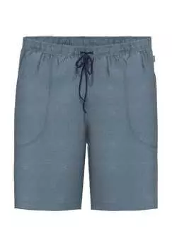 Пижамные шорты-бермуды из хлопка с карманами Ammann, синий