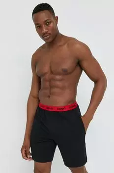 Пижамные шорты HUGO Hugo, черный