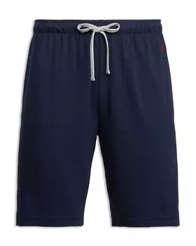 Пижамные шорты классического кроя из смеси хлопка Supreme Comfort Polo Ralph Lauren