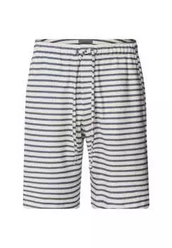 Пижамные шорты летние свободные Hanro, цвет deep breeze stripe
