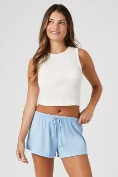 Пижамные шорты на шнурке Forever 21, синий