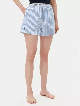 Пижамные шорты обычного кроя 4P7015 Polo Ralph Lauren, синий