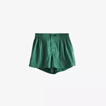 Пижамные шорты outline из органического хлопка с контрастной отделкой Hay, зеленый