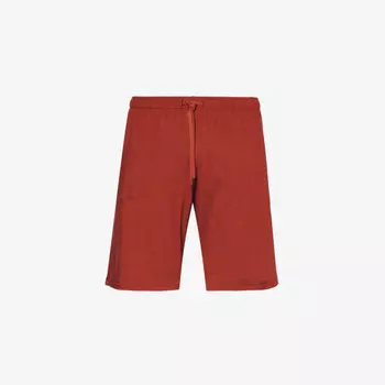 Пижамные шорты прямого кроя из эластичного трикотажа Basel свободного кроя Derek Rose, красный