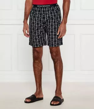 Пижамные шорты Regular fit Emporio Armani, черный