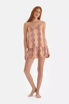 Пижамные шорты с фигурным узором Dagi, красный