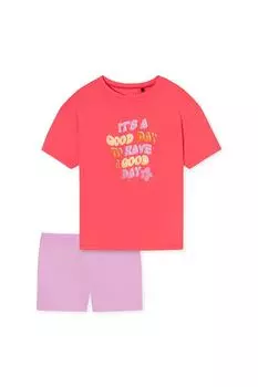 Пижамные шорты с надписью Schiesser, красный