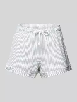 Пижамные шорты с полосатым узором, модель «Everyday» s.Oliver RED LABEL, оливковый