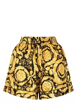 Пижамные шорты с принтом Barocco Versace, желтый