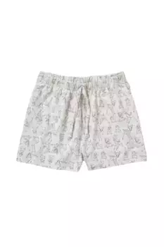 Пижамные шорты с принтом Cozy n Dozy, серый