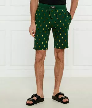 Пижамные шорты Slim fit Polo Ralph Lauren, зеленый