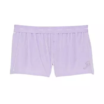 Пижамные шорты Victoria's Secret Pink Flannel Boxy, сиреневый