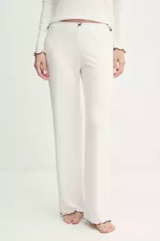 Пижамные штаны Abercrombie & Fitch, бежевый