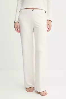 Пижамные штаны Abercrombie & Fitch, бежевый