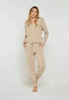 Пижамные штаны BELLA MERINO WOLLE LOUNGEWEAR HOSE YOU LOOK PERFECT, бежевый