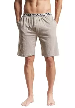 Пижамные штаны BERMUDA TOM TAILOR, цвет Mottled Grey