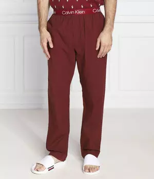 Пижамные штаны Calvin Klein Underwear Relaxed Fit, бургундия