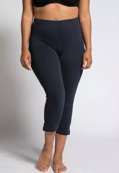 Пижамные штаны CAPRI KLASSISCHE 7/8 IN UNI SLIM FIT Ulla Popken, темно-синий