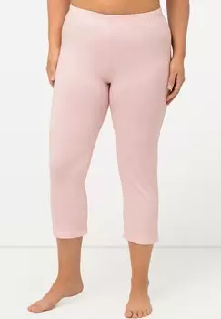 Пижамные штаны GROSSE GRSSEN CAPRI KLASSISCHE 7/8 IN UNI ENGANLIEGENDE Ulla Popken, светло-розовый