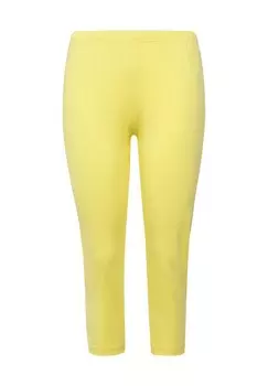 Пижамные штаны GROSSE GRSSEN CAPRI KLASSISCHE 7/8 IN UNI ENGANLIEGENDE Ulla Popken, желтый